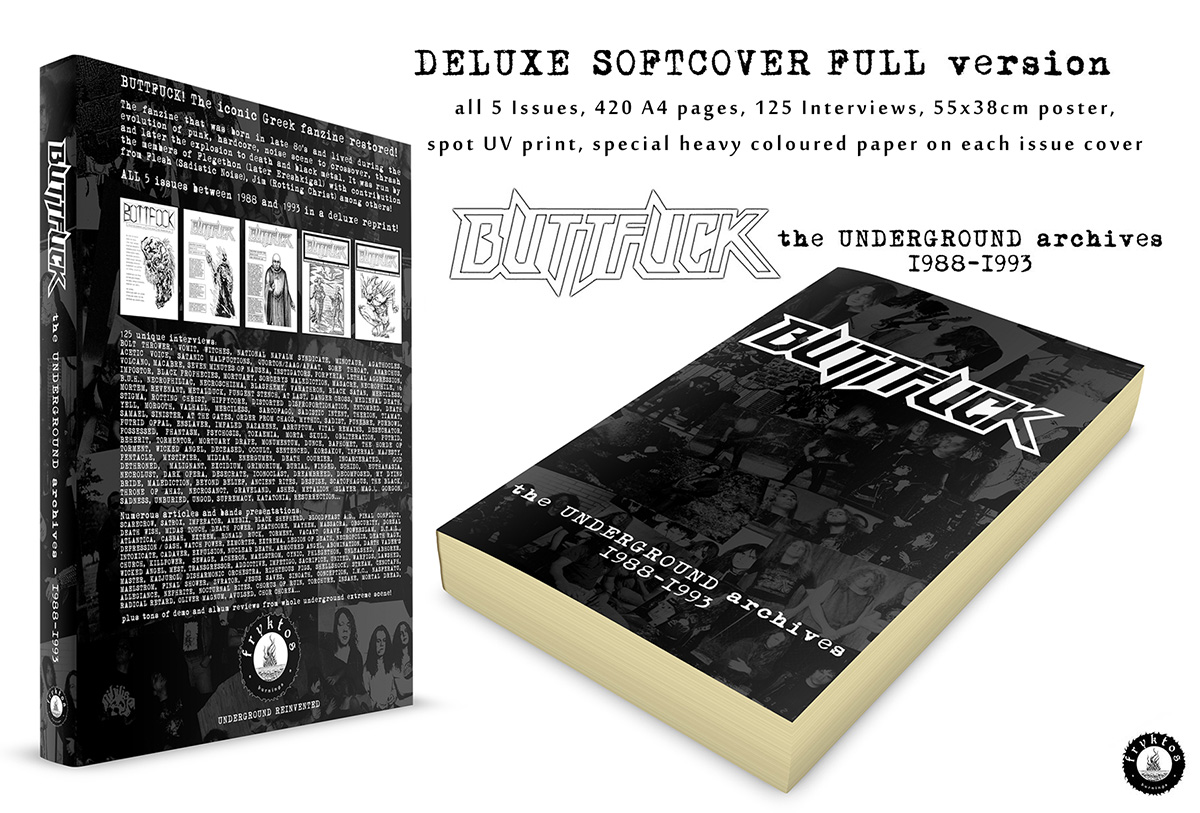 BUTTFUCK - The UNDERGROUND archives - I988-I993 (SOFTCOVER/FULL)