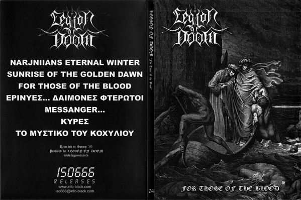 Legion Of Doom (GR) - For Those Of The Blood A5 DIGIBOOK CD